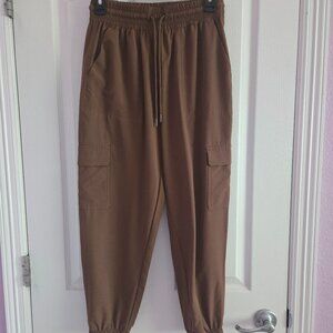 Size small brown joggers